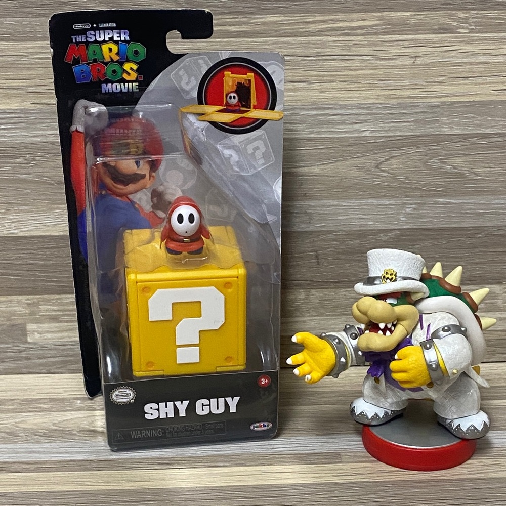 Super Mario Bros Shy Guy Figure with Bowser Toy Nintendo Mario Bros movie toys
